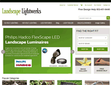 Tablet Screenshot of landscapelightwerks.com